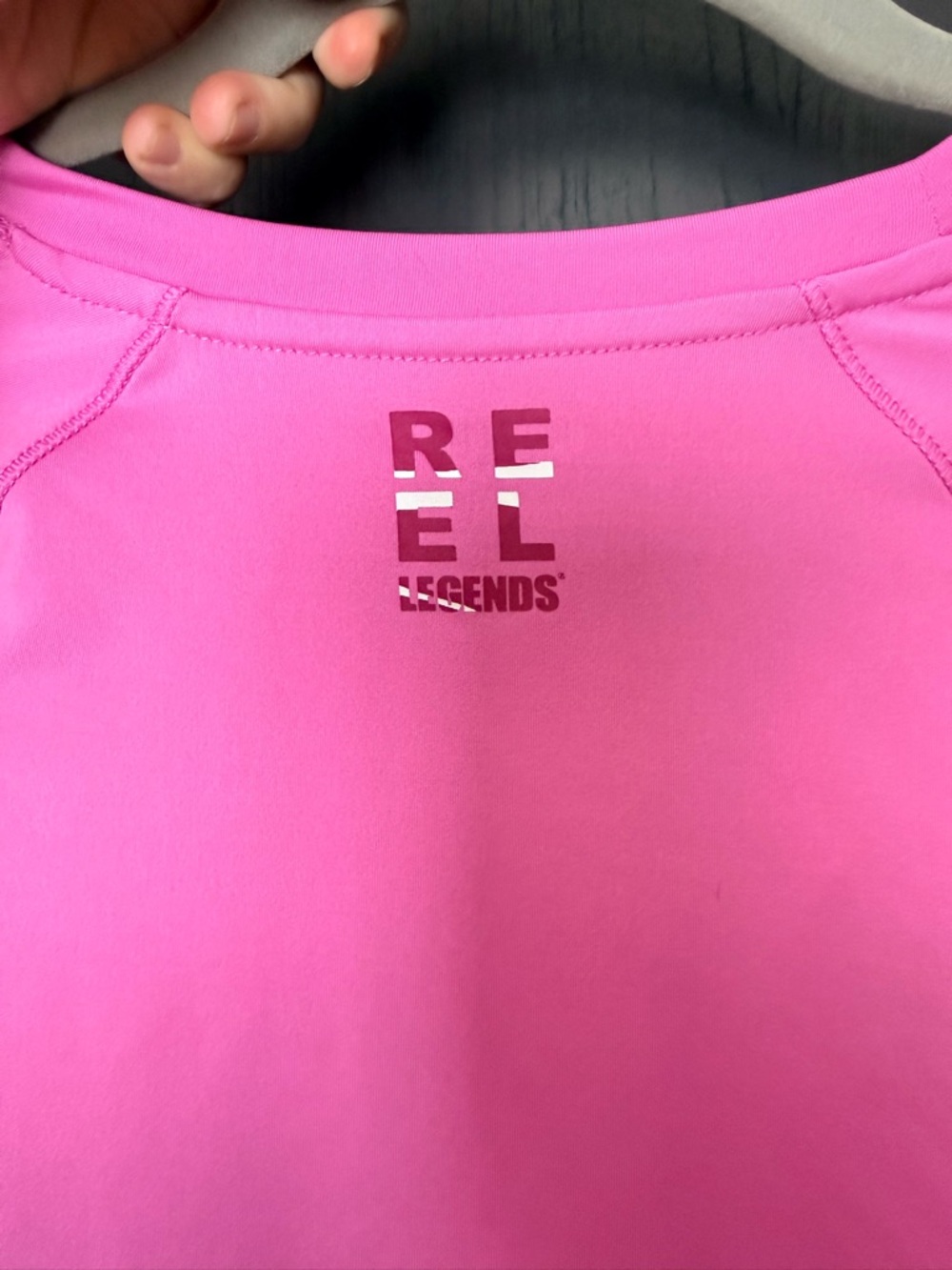 Reel Legends Pink Performance Tee - Picture 3 of 3